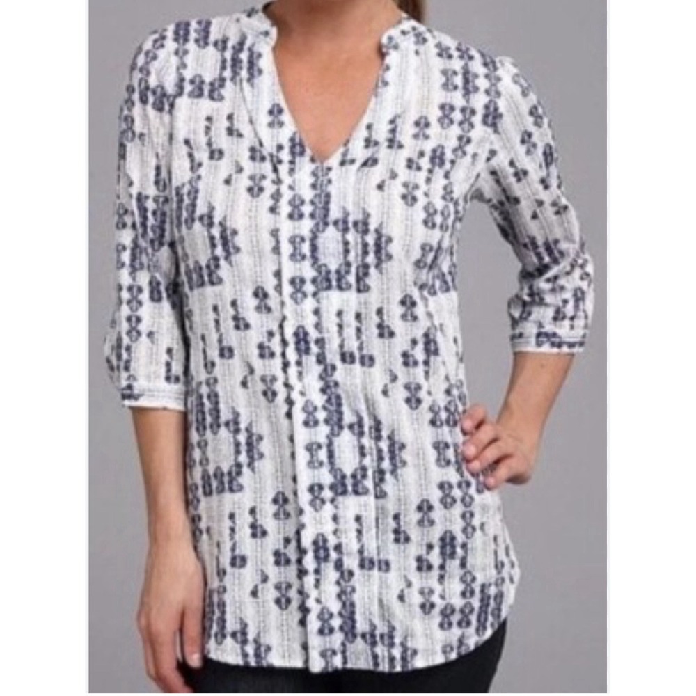 Patagonia Sedum‎ Pullover Tunic Blouse Organic Cotton Lightweight Women's Sz 2